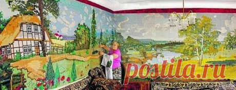 Самые большие вышитые крестом картины