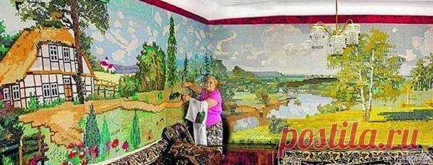 Самые большие вышитые крестом картины