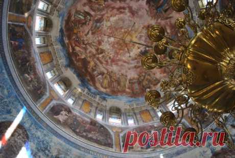 В Мышкине, посещение Успенского собора