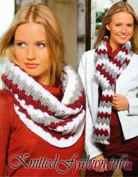Снуд и шарф-петля - KnittedFashion.info - Модное Вязание