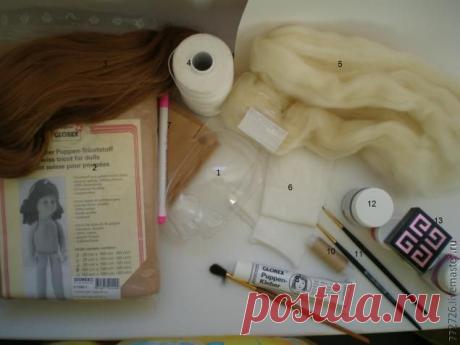 Мастер-класс: рождение куколки «Glorex». Часть первая - Ярмарка Мастеров - ручная работа, handmade