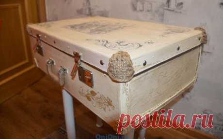 Реставрация чемодана 1980 года с пошаговым фото!