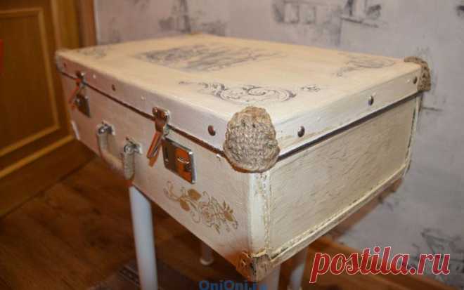 Реставрация чемодана 1980 года с пошаговым фото!
