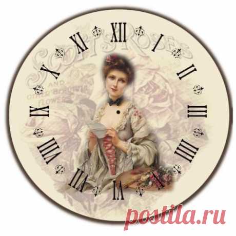 Картинки Циферблатов для декупажа