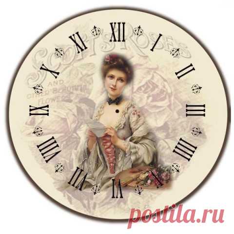 Картинки Циферблатов для декупажа