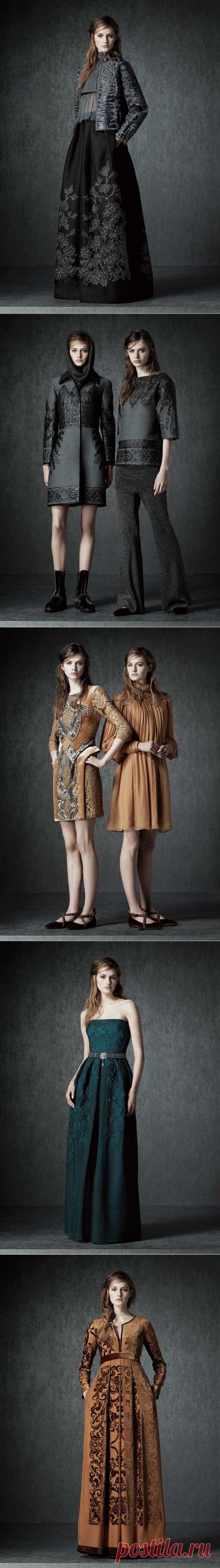 Холодный блеск от Alberta Ferretti, pre-fall 2015
