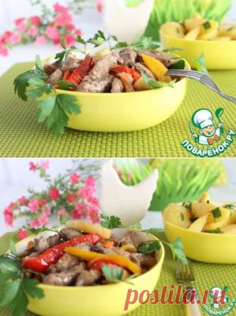 Мясо с овощами и ананасом - кулинарный рецепт