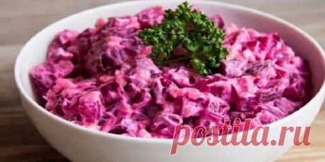 Свекольный салат по этому рецепту получается настолько вкусный что просто невозможно оторваться! | NashaKuhnia.Ru