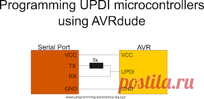 How to program an UPDI AVR microcontroller using avrdude and USB to serial programmer - Liviu Istrate