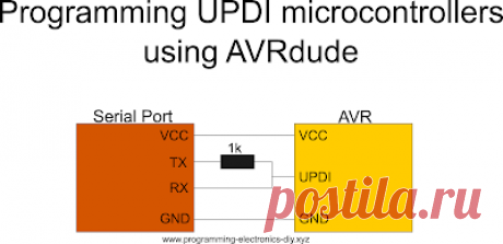 How to program an UPDI AVR microcontroller using avrdude and USB to serial programmer - Liviu Istrate
