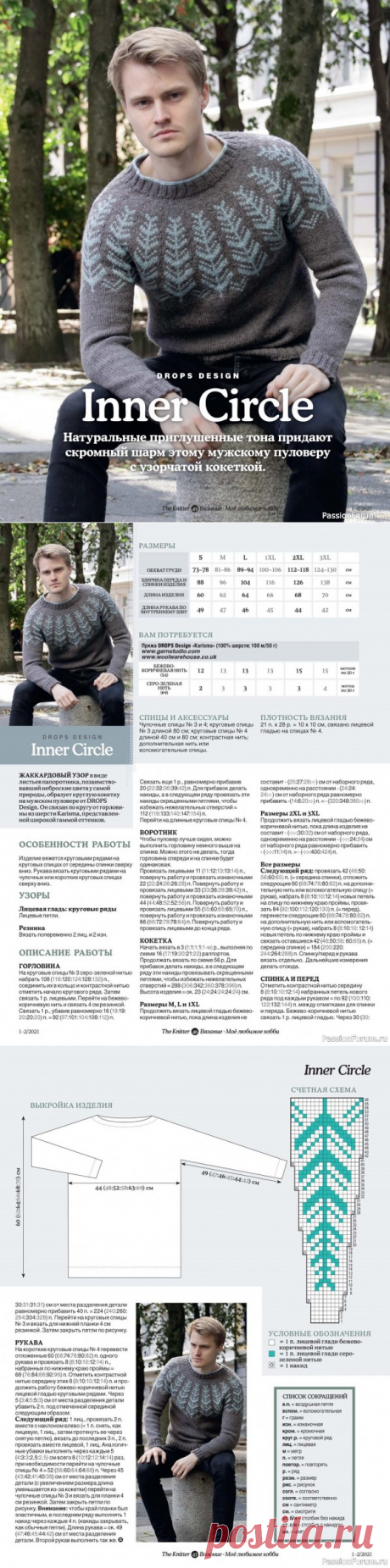 The Knitter. Вязание. Мое любимое хобби №1-2 2021 | Вязание для женщин спицами. Схемы вязания спицами