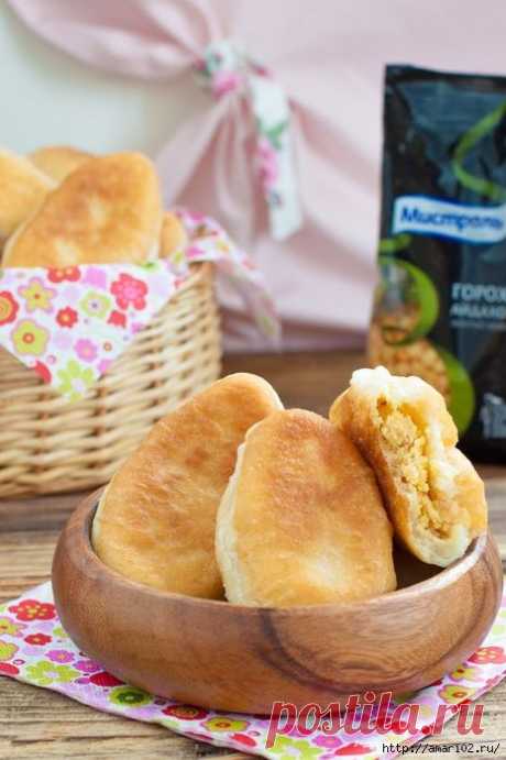 Пирожки с гороховой начинкой.