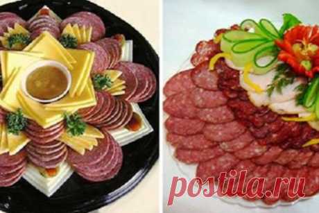 Красивое, но при этом простое оформление мясной нарезки 





Мясная нарезка это может быть не только вкусно, но и красиво. Чтобы праздничный стол выглядел оригинально, обычную нарезку из колбас, ветчины и других мясных продуктов, которые вам нравятся можн…