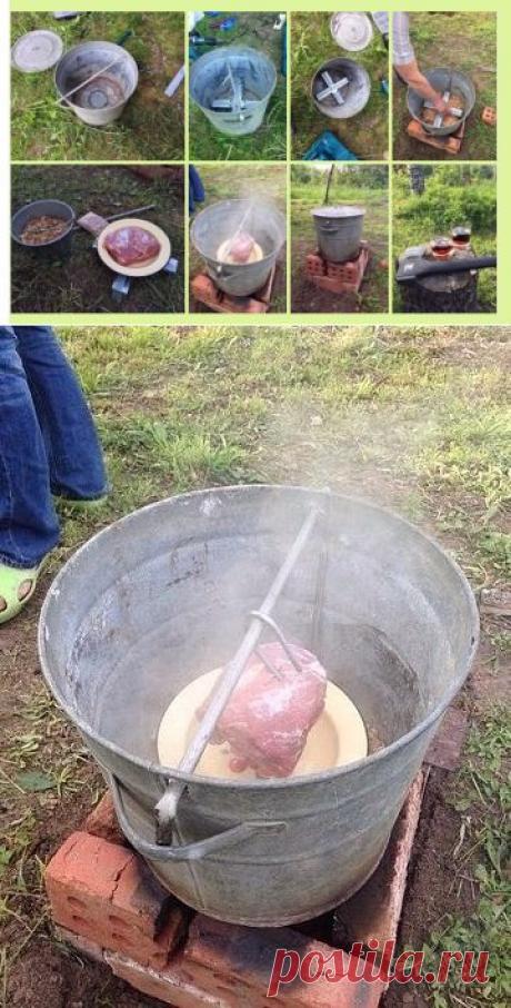 БЮДЖЕТНАЯ КОПТИЛЬНЯ ЗА 40 МИНУТ!.