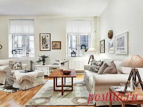 10 лучших квартир в скандинавском стиле 
лампа-штатив