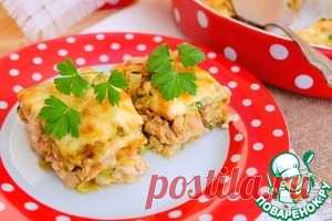 Капустная запеканка с пряным куриным филе - кулинарный рецепт