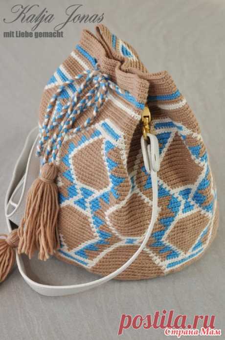 Mochila. Jacquard Hook - MK autore Katja Jonas. Discussione sulla LiveInternet - Servizio russo diari online