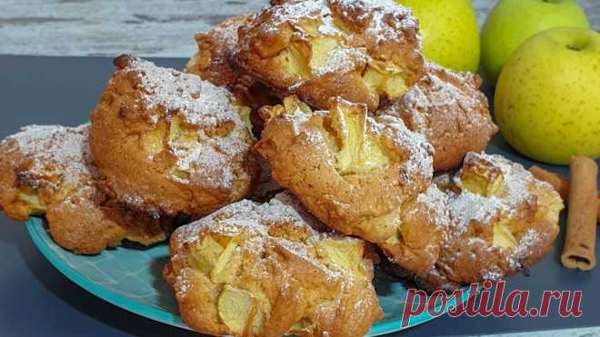Полезное и вкусное яблочное печенье, которое очень любят в нашей семье. Делюсь простым рецептом | Книга Рецептов | Яндекс Дзен