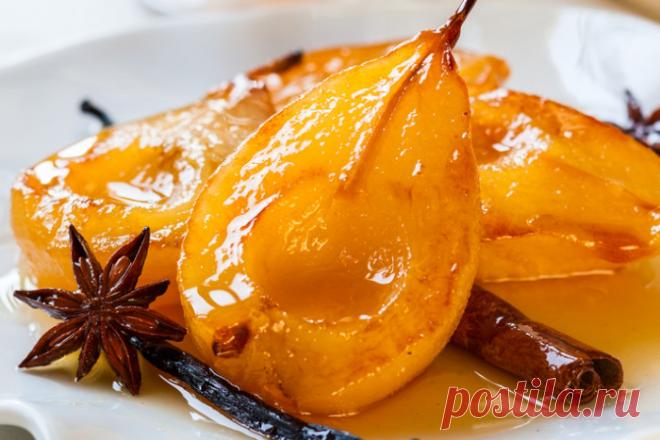 Оригинальный рецепт груши в пряном сиропе