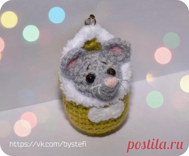 Новорожденный мышонок крючком | Схемы амигуруми
