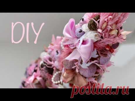 Елочка в стиле Шебби шик своими руками / DIY Shabby chic Christmas Tree - YouTube