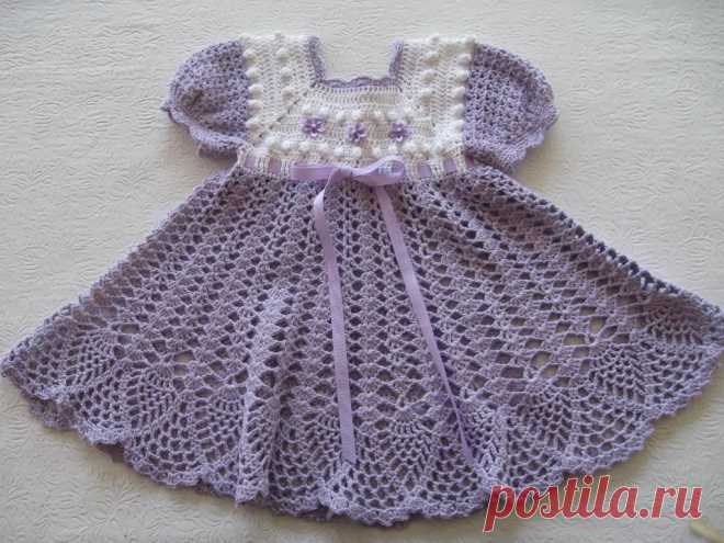 Lavender Popcorn Dress PDF 12-007 @ http://www.craftsy.com/pattern/crocheting/clothing/lavender-popcorn-dress--pdf-12-007/15914#