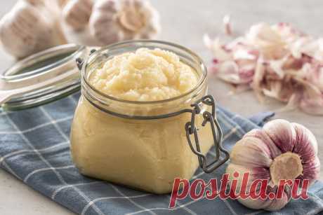 Чесночная паста (заготовки на зиму) рецепт с фото пошагово