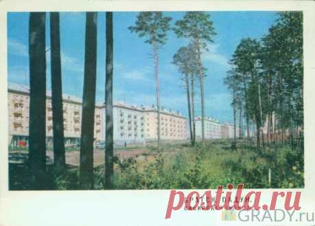 Братск, Россия - Падун. Сибирская улица - 1967-й год - г3235 | GRADY.ru