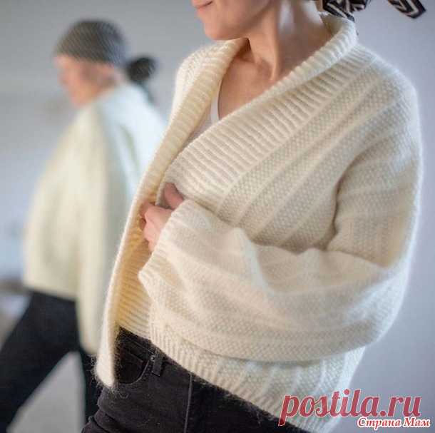 Кардиган VILLA WRAP от Anne Ventzel. Спицы. - ВЯЗАНАЯ МОДА+ ДЛЯ НЕМОДЕЛЬНЫХ ДАМ - Страна Мам