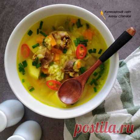 Суп с куриными желудками, сердечками, рисом – Вкусный рецепт