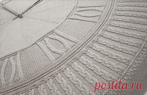 Вязанные часы