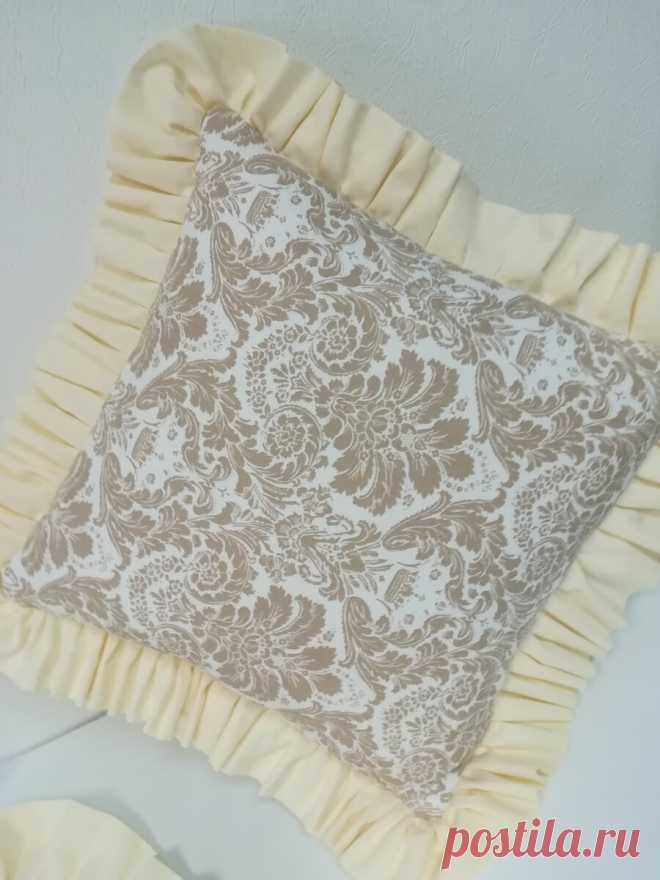 Декоративная подушка натолкнула на идею, но сейчас про саму подушку. | Мастерская 