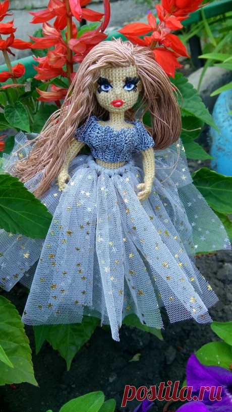 Моя авторская каркасная куколка Даша.