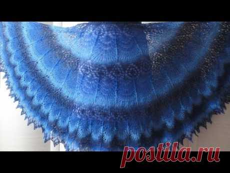 Юбка спицами по мотивам шали Фрея. Окончание. Knitting skirt