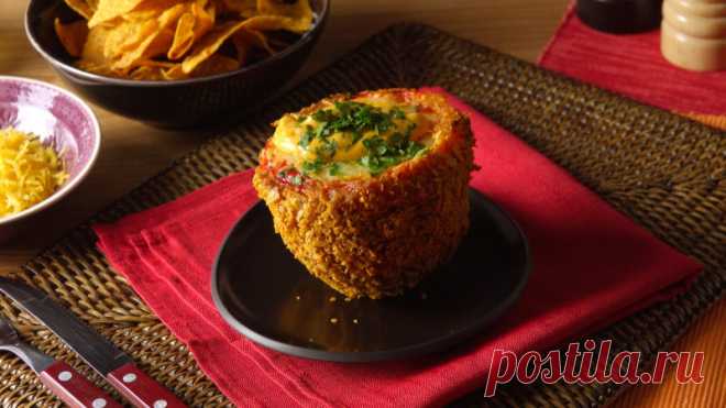 Фаршированные перцы по-мексикански - с фаршем и хрустящей корочкой. Очень вкусно