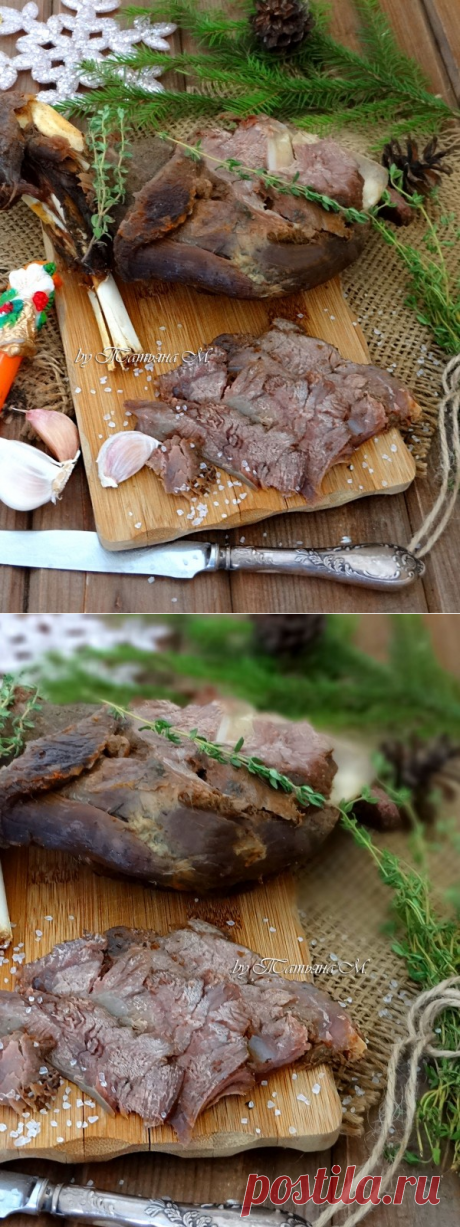 Нарезка из мяса дикого лося | Кулинарный блог Татьяны М.