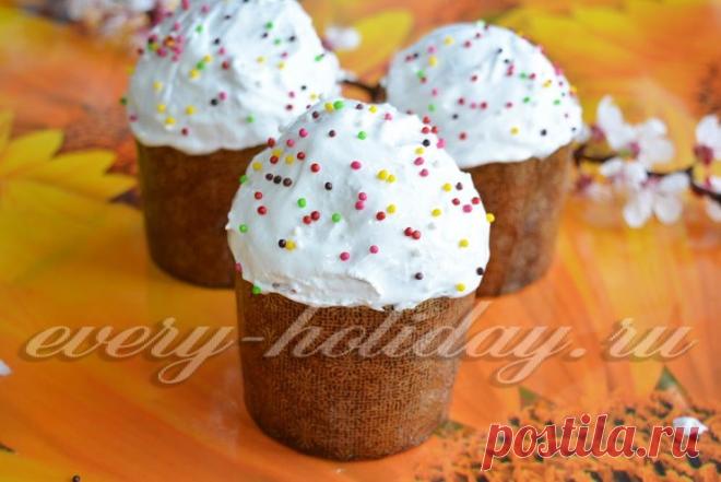 Пасхальный кулич на сметане: рецепт с фото