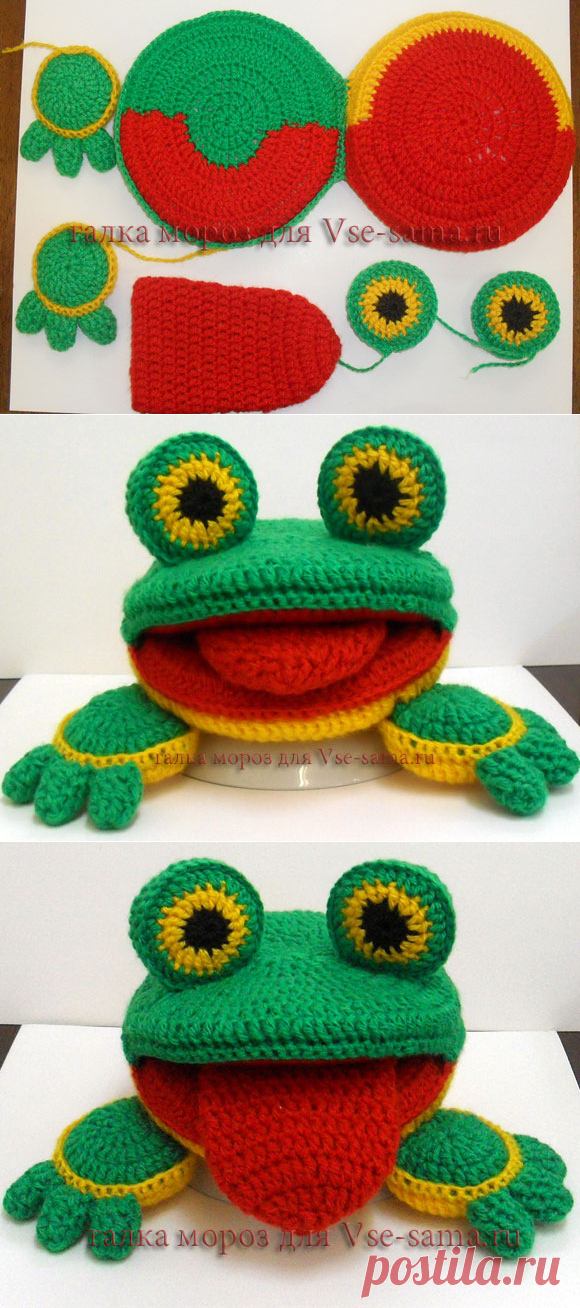 МК "Лого лягушка" от галка мороз - Мастер-классы крючком