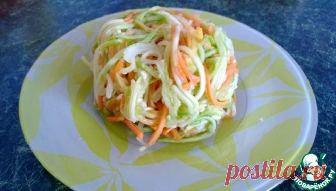 Кабачки с морковью по-корейски Кулинарный рецепт