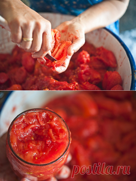 Заготовка пассаты и очищенных помидоров / Preparazione della passata di pomodoro e pelati | Элла Мартино Рецепты Кулинарные туры Итальянская кухня