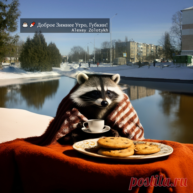 ☕️🍬 Доброе Зимнее Утро, Губкин!