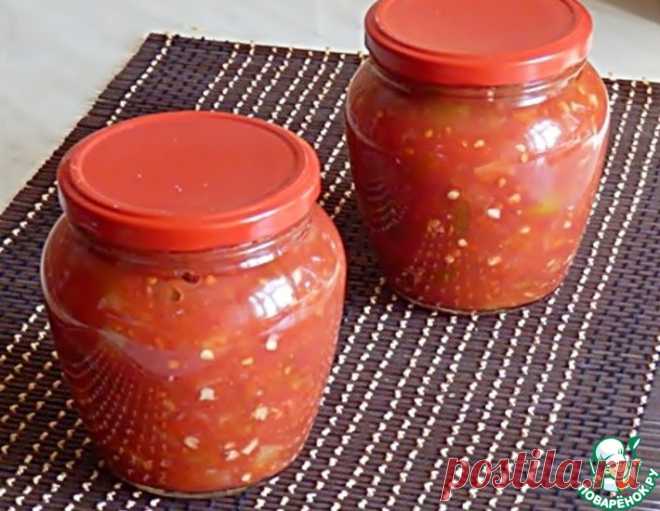 Томатный соус с перцем и чесноком – кулинарный рецепт