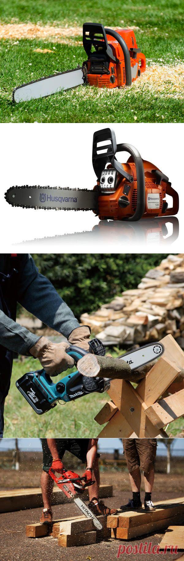 Электрические и бензомоторные цепные пилы: выбор и эксплуатация / цепные пилы / 7dach.ru