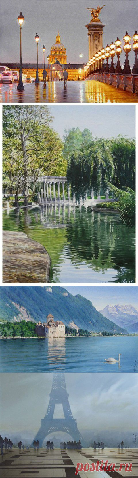 Художник-акварелист Thierry Duval | 5минутка