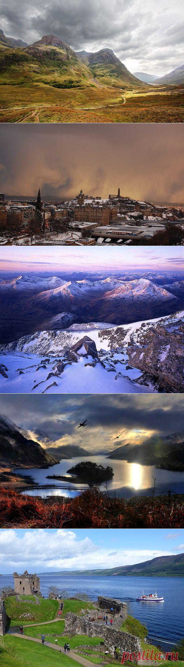 10 красивейших мест Шотландии. 
Шотландия - край старинных легенд, могущественных замков и кристально чистых озер. Раньше эти покрытые зелеными холмами земли были источником вдохновения для поэтов и художников, а в наше время их облюбовали фотографы и ценители романтики. Какие места отражают красоту Шотландии в полной ее мере - читайте в нашей подборке.