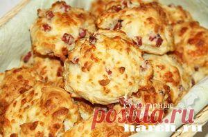 Булочки с колбасой и сыром | Харч.ру - рецепты для любителей вкусно поесть