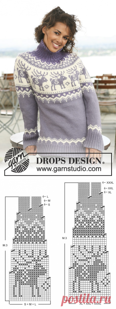 Reindeer Swing / DROPS 122-43 - Kostenlose Strickanleitungen von DROPS Design