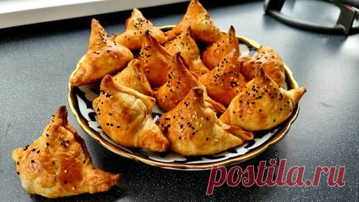 КУХНЯ УЗБЕЧКИ  | Хрустящая и Слоеная Напалеон Самса Супер слоеная и хрустящая