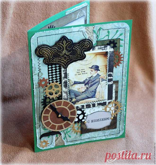 Купить Мужская открытка 