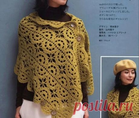 Пончо. Вязание спицами и крючком | Марусино рукоделие | Пульс Mail.ru